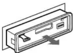 SONY XR-C7220FP - Dismounting the unit - 4