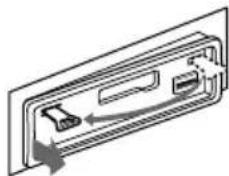 SONY XR-C7220FP - Dismounting the unit - 3