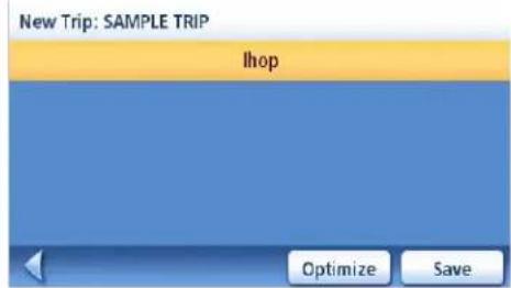 New Trip: SAMPLE TRIP Ihop Optimize Save