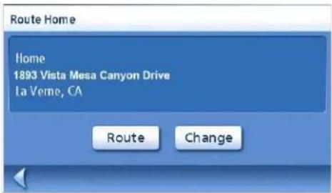 Route Home Home 1893 Vista Mesa Canyon Drive La Verne, CA Route Change
