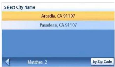 Select City Name Arcadia, CA 91107 Pasadena, CA 91107 Matches 2 by Zip Code