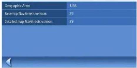 Geographic Area: USA Basemap NavStreets version: 29 Detailed map NavStreets version: 29