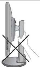 BENQ GL2251M - Adjusting the monitor height - 3