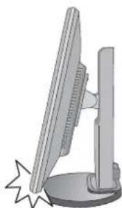 BENQ GL2251M - Adjusting the monitor height - 4