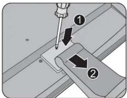 BENQ GL2251M - Remove the monitor stand. - 3