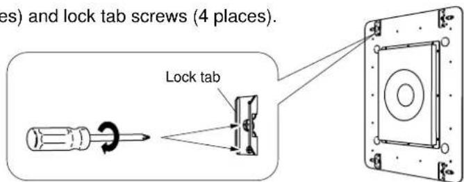 TOA HB-1 - [When mounting the bracket to the ceiling panel] - 10