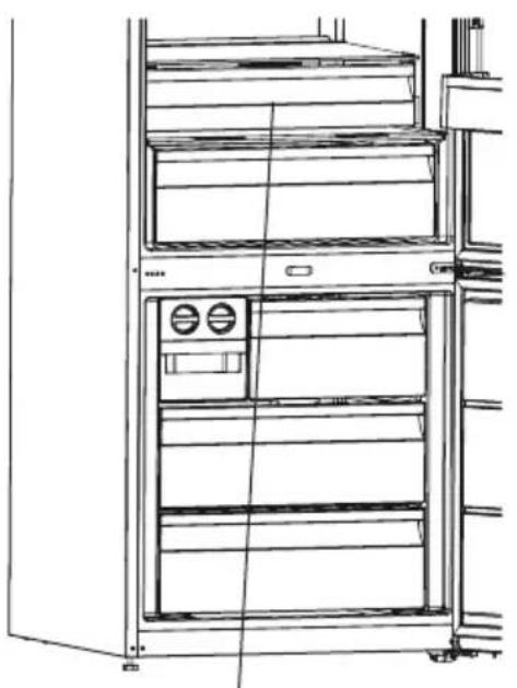 AEG LNT7ME46W2 - To remove the Chiller Shelf: - 1