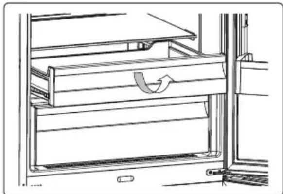 AEG LNT7ME46W2 - To remove the Chiller Shelf: - 2