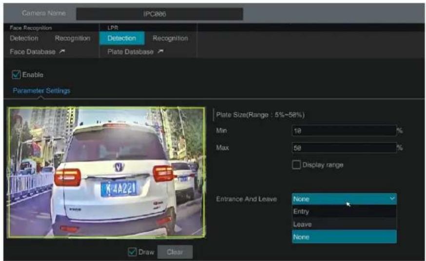 Speco Technologies N8WA4 - License Plate Detection Settings - 1