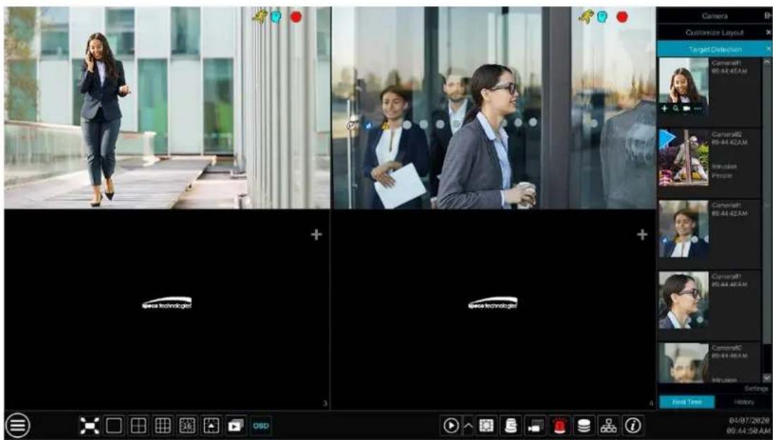 Speco Technologies N8WA4 - Face Detection/Match View - 1