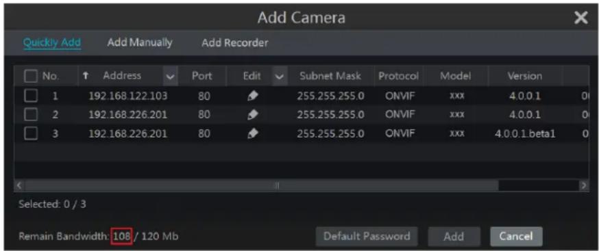Speco Technologies N8WA4 - Q5. The NVR cannot add up to the maximum number of IP cameras? - 1