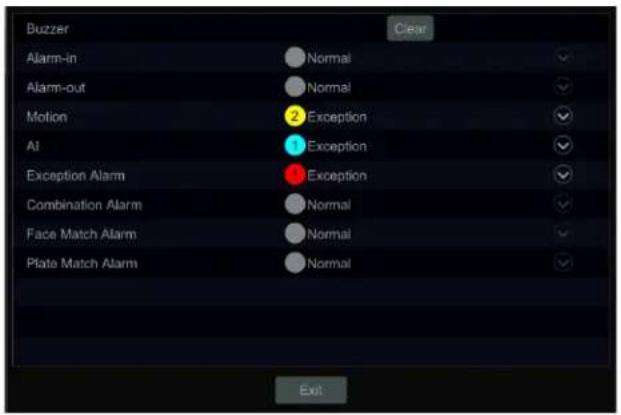 Speco Technologies N8WA4 - View Alarm Status - 2