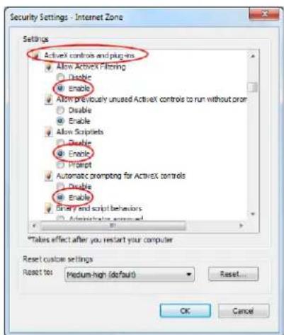 Speco Technologies N8WA4 - Q10. ActiveX control cannot be downloaded. How can I do? - 3