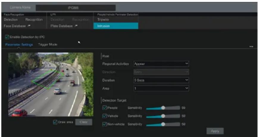 Speco Technologies N8WA4 - Intrusion Detection Configuration: - 1