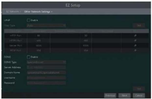 Speco Technologies N8WA4 - ⑤ Other Network Settings. - 1