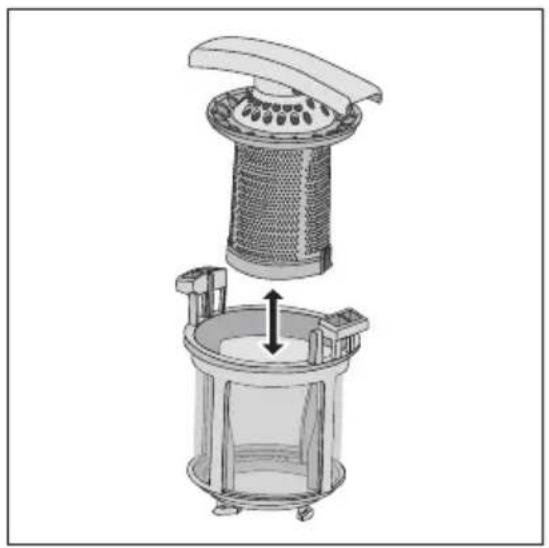 AEG F 78001 VI - Filtrelerin çıkarılması ve temizlenmesi - 2