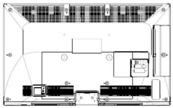 SHARP LC-32LE351E-WH - Демонтаж на стойката - 1
