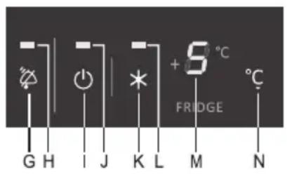 GORENJE RCI5181KW - Nastavenie teploty - 1