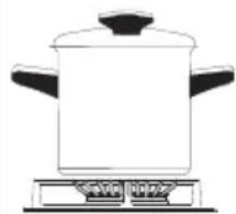 GORENJE G6N40IW - B) Plynové varné zóny - 1
