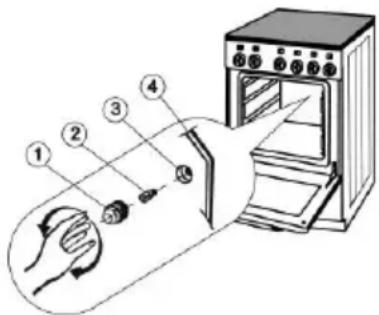 GORENJE EC55CLB1 - VÝMENA ŽIAROVKY OSVETLENIA PRIESTORU RÚRY NA PEČENIE - 1