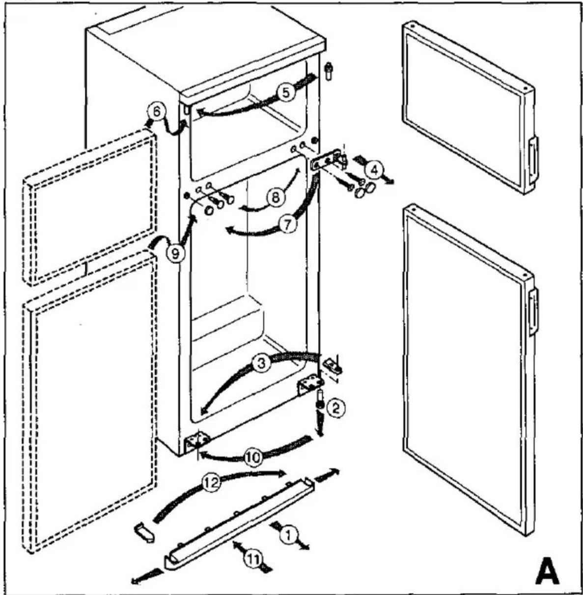 BALAY 3FS 3732 - Du sens d'ouverture des portes - 1