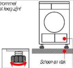 rommel st leeg zijn! Schoen en vlak