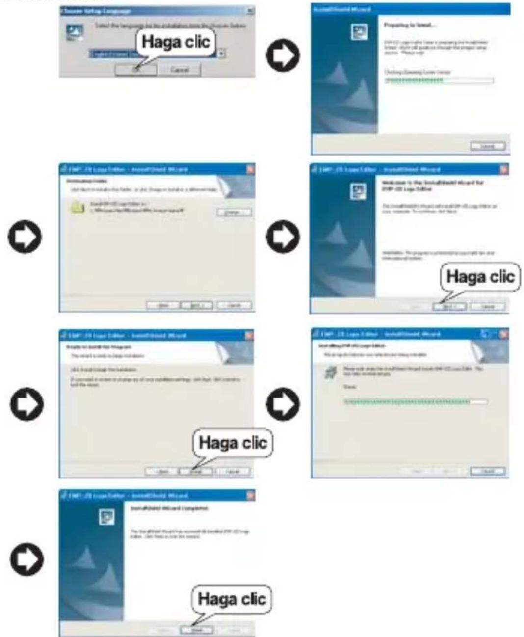 VIETA VPD-2128 - ■ Instalación de Logo Editor - 1