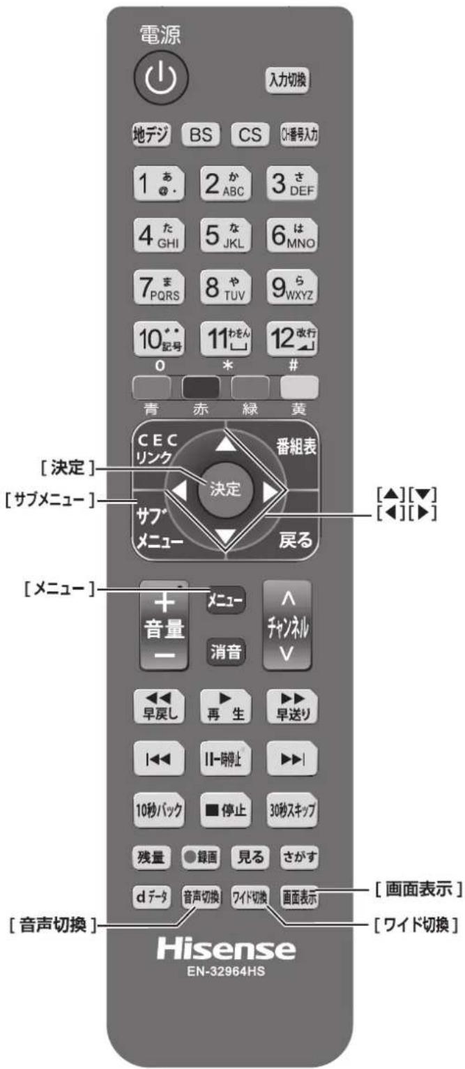 HISENSE HJ49K3121 - 映像と音の操作 - 1