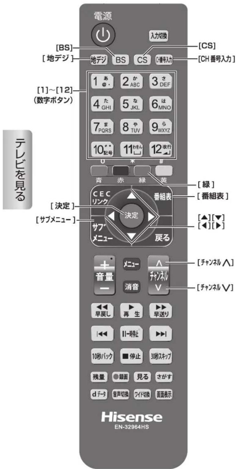 HISENSE HJ49K3121 - チャンネルを選ぶ - 1