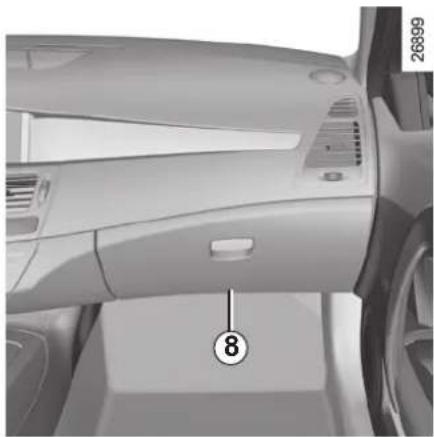 RENAULT Laguna (2008) - VNÚTORNÉ OSVETLENIE (pokračovanie) - 2