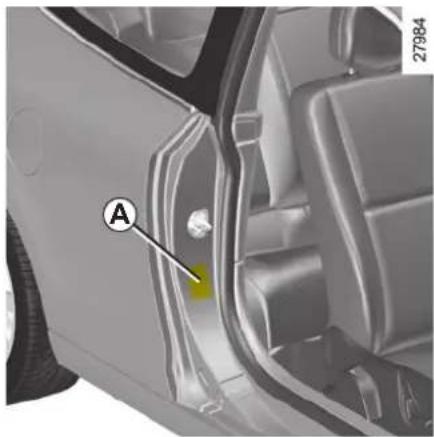 RENAULT Laguna (2008) - IDENTIFIKAČNÉ ŠTÍTKY VOZIDLA - 1