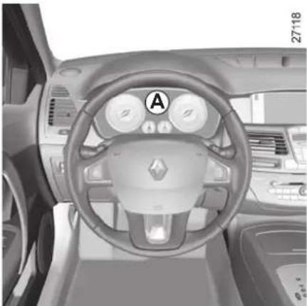 RENAULT Laguna (2008) - PRÍSTROJOVÁ DOSKA: svetelné kontrolky (pokračovanie) - 1