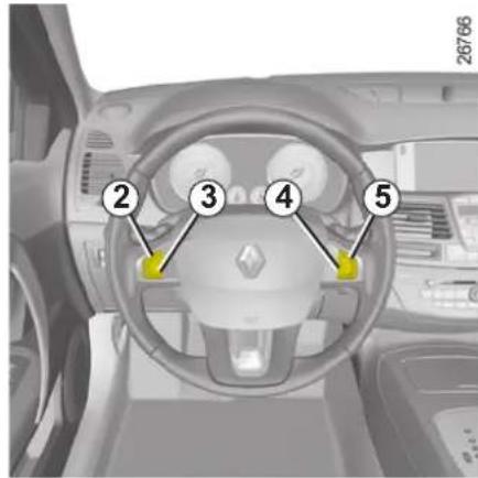 RENAULT Laguna (2008) - Vyvolanie obmedzenej rýchlosti z pamäte - 3