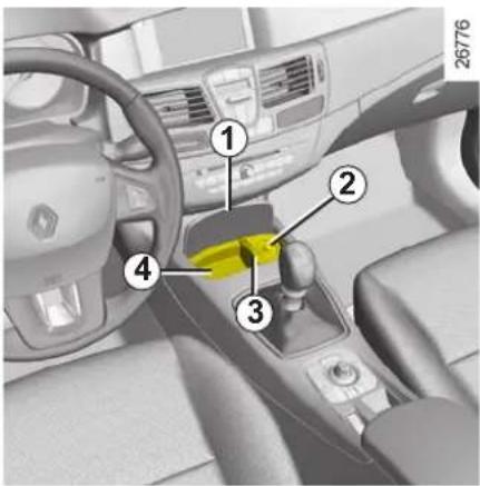 RENAULT Laguna (2008) - POPOLNÍK – ZAPAL'OVAČ CIGARIET/ZÁSTRČKA PRÍSLUŠENSTVA - 1