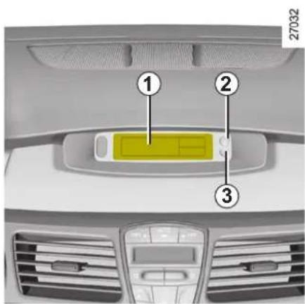 RENAULT Laguna (2008) - ČAS A VONKAJŠIA TEPLOTA - 1