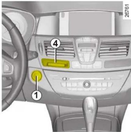 RENAULT Laguna (2008) - Zatiahnutie parkovacej brzdy - 2