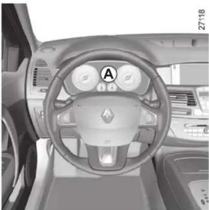 RENAULT Laguna (2008) - PRÍSTROJOVÁ DOSKA: svetelné kontrolky (pokračovanie) - 1