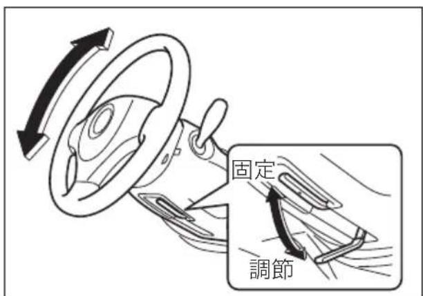 NISSAN Moco (2015) - ハンドルの高さ調節 - 1