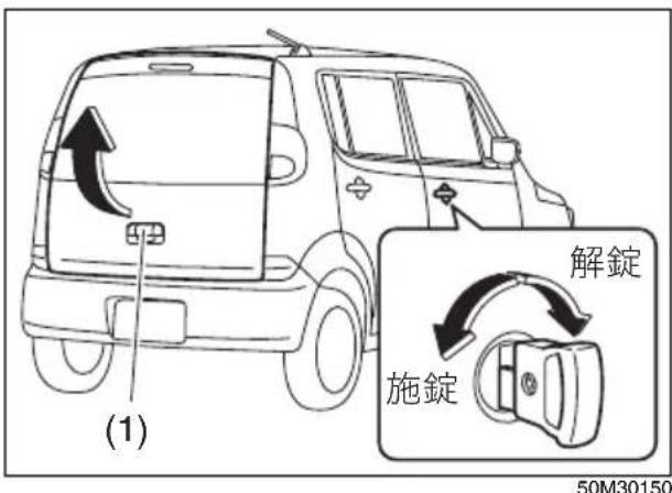 NISSAN Moco (2015) - ■ バックドア - 1