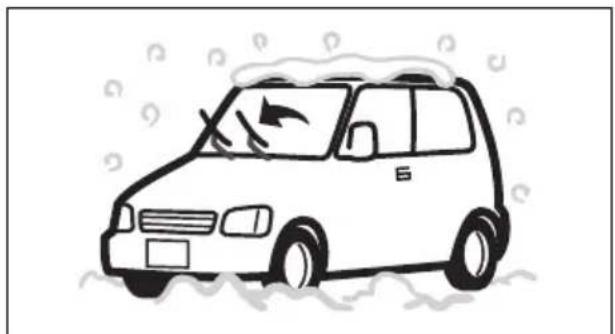 NISSAN Moco (2015) - 凍結防止剤が散布してある道を走行したあとは - 2