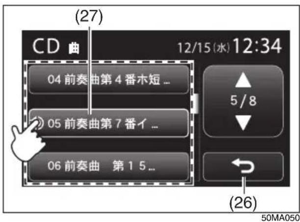 NISSAN Moco (2015) - ■ 曲をリストから選ぶ(リスト選択モード) - 5