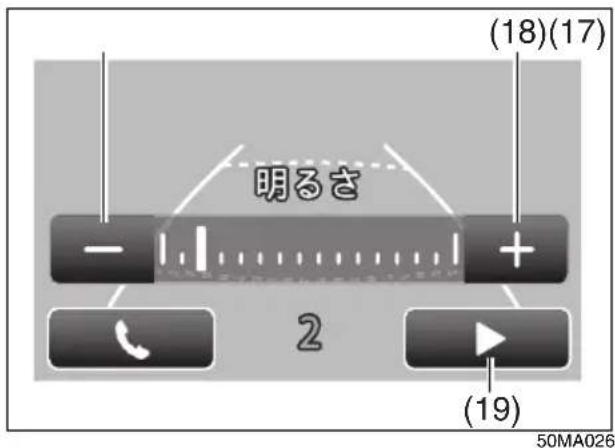 NISSAN Moco (2015) - ■ バックビューモニターの画質を調整する - 3