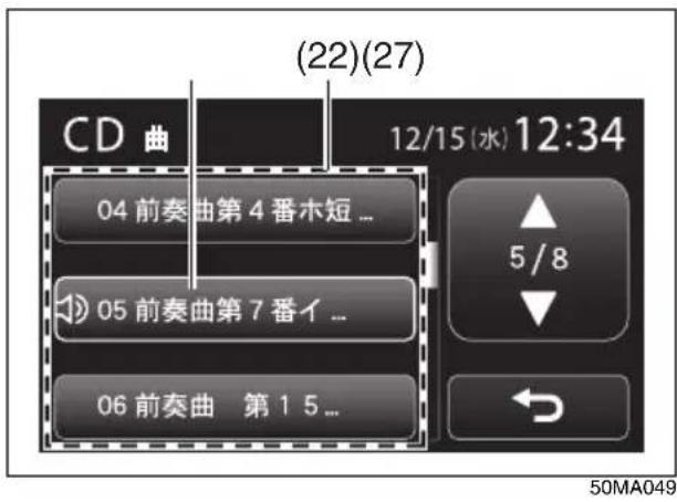 NISSAN Moco (2015) - ■ 曲をリストから選ぶ(リスト選択モード) - 4