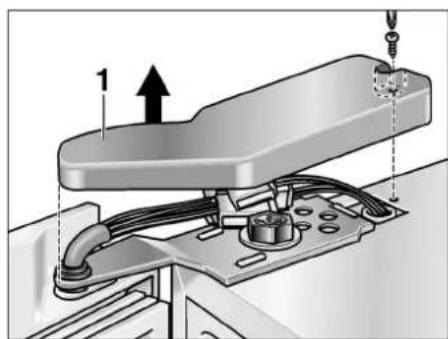 BOSCH KAN56V50 - Dévisserlaporteducompartiment congélateur - 2