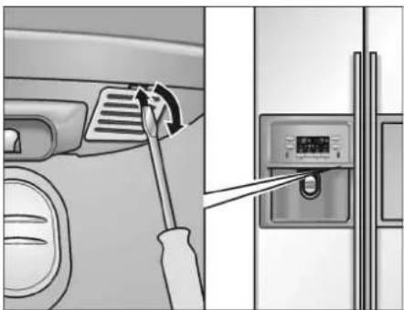 SIEMENS KA58NA45RU - Changerl'ampouledans ledistributeurdeglacons etd'eau - 1