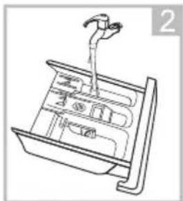 Scandomestic WAH 3116 - Clean The Detergent Dispenser - 2