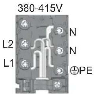 380-415V L2 L1 N N ⊕PE