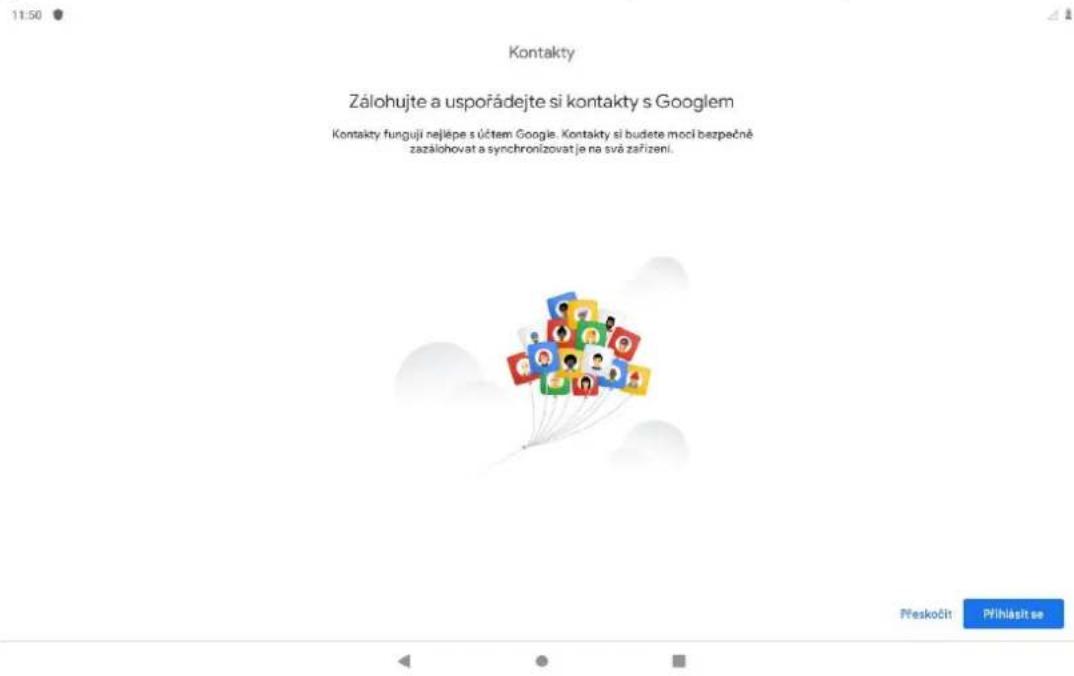 11:50 Kontakty Zálohujte a uspořadejte si kontakty s Googlem Kontakty funguji nejlépe s účtem Google. Kontakty si budete moč bezpečně zazálohovat a synchronizovat je na svá zařízení. Přeskočit Přihásít se