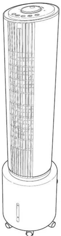 AL COLLE ASH-602 - 冷風扇 ACF-DC25 Aqua Cool Fan 取扱説明書【保証書付】 - 1