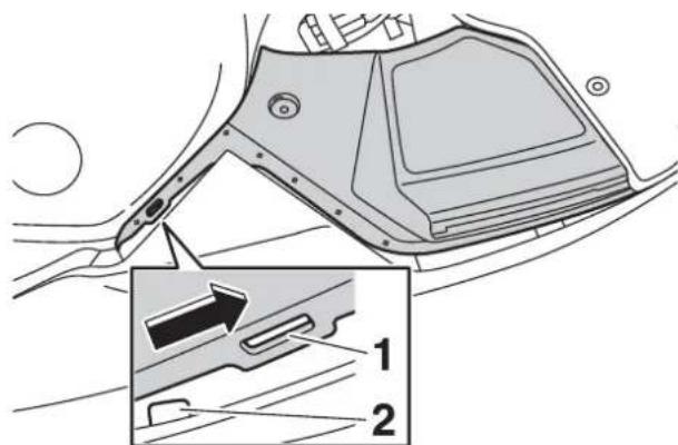 YAMAHA FJR1300AS (2014) - A panel leszerelése - 2